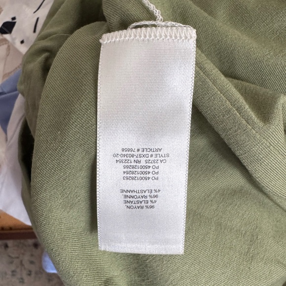 Aritzia Wilfred Free Sage Green T-Shirt Dress Size Small - Picture 6 of 6